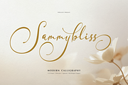 Sammybliss | Modern Calligraphy, a Script Font by Denustudios (Thumbnail 1 of 12)