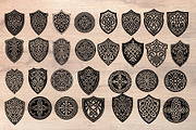 100 celtic knot viking shield, a Decorative Illustration by TaKong Magics (Thumbnail 2 of 5)