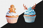 Christmas Cupcake Sublimation Bundle, an Illustration by Creative Art (Thumbnail 5 of 9)