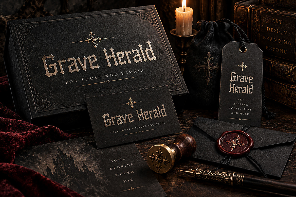 Grave Herald, a Blackletter Font by Wow Magic (Photo 3 of 5)