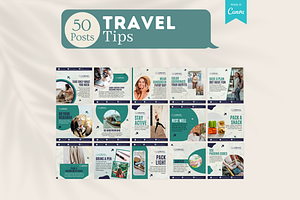 Travel Posts- Canva Templates