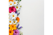 Floral frame Nature flower, a Background Graphic by IrySha (Thumbnail 7 of 7)