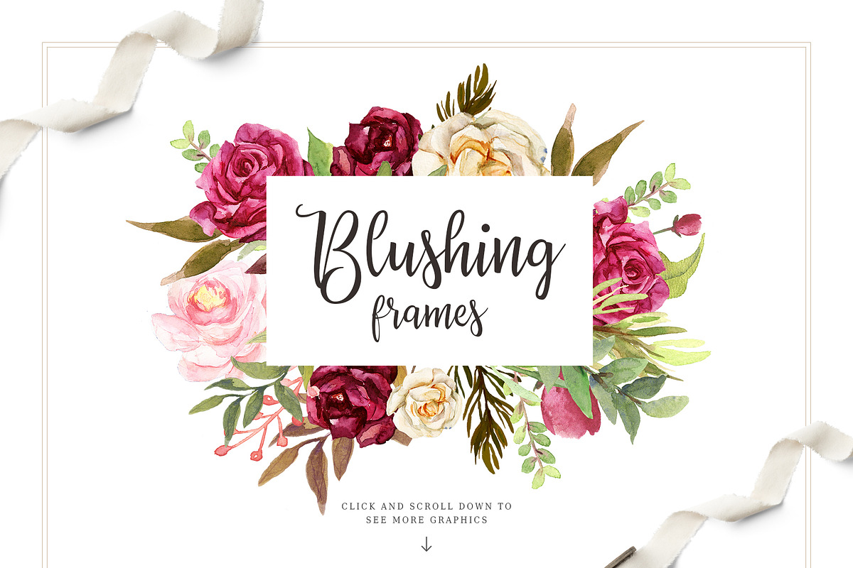 Watercolor Flower Clipart, an Illustration by Pixavics (Photo 4 of 7)
