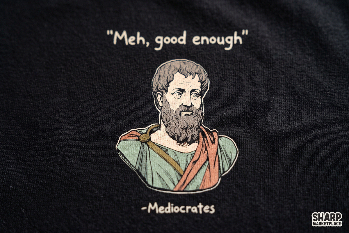 Meh, Good Enough -Mediocrates, an Object Graphic by SharpMarketplace (Photo 5 of 5)