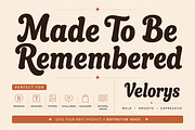 Velorys – Bold Retro Display Font, a Script Font by Wow Magic (Thumbnail 6 of 6)