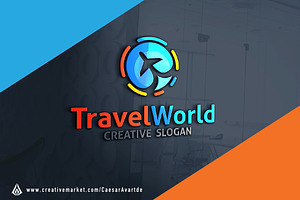 World Travel Logo Template