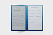 Funeral Program Template Blue Ocean, a Brochure Template by inserenity (Thumbnail 2 of 5)