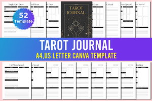 Personalized Tarot Journal Canva