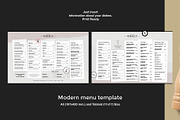 Restaurant Menu Design, a Brochure Template by BigWeek (Thumbnail 2 of 4)