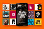 Monilo – Condensed Narrow Font, a Sans Serif Font by WhymoreArt (Thumbnail 6 of 12)