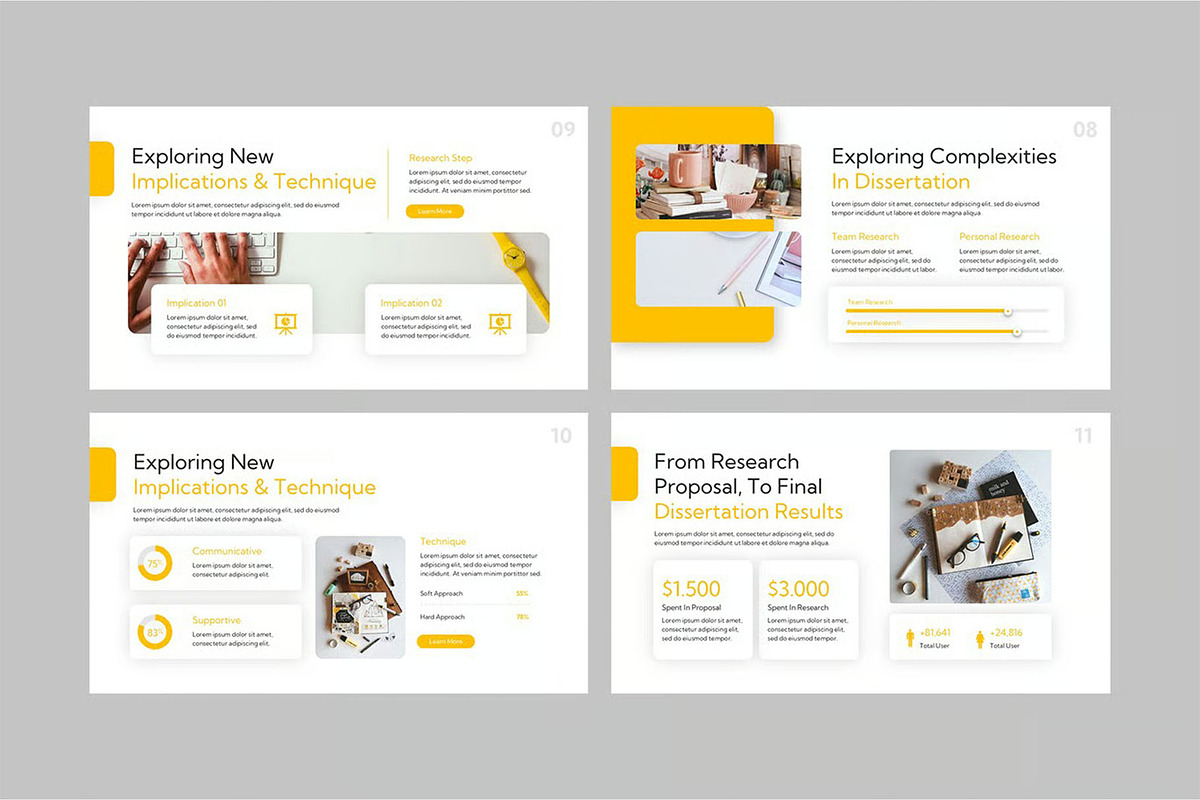 Dissertation Google Slides, PPoint, a Presentation Template by Fit-tee (Photo 3 of 4)