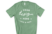 Male Bella Canvas 3001 Mockup Bundle, a Shirt Mockup by lock and page (Thumbnail 14 of 60)