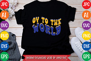 Oy To The World Svg Cut File, an Object Graphic by CrexoraLab (Thumbnail 2 of 4)