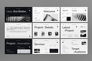 White Project Proposal Google Slide, a Presentation Template by graphicook (Thumbnail 2 of 4)