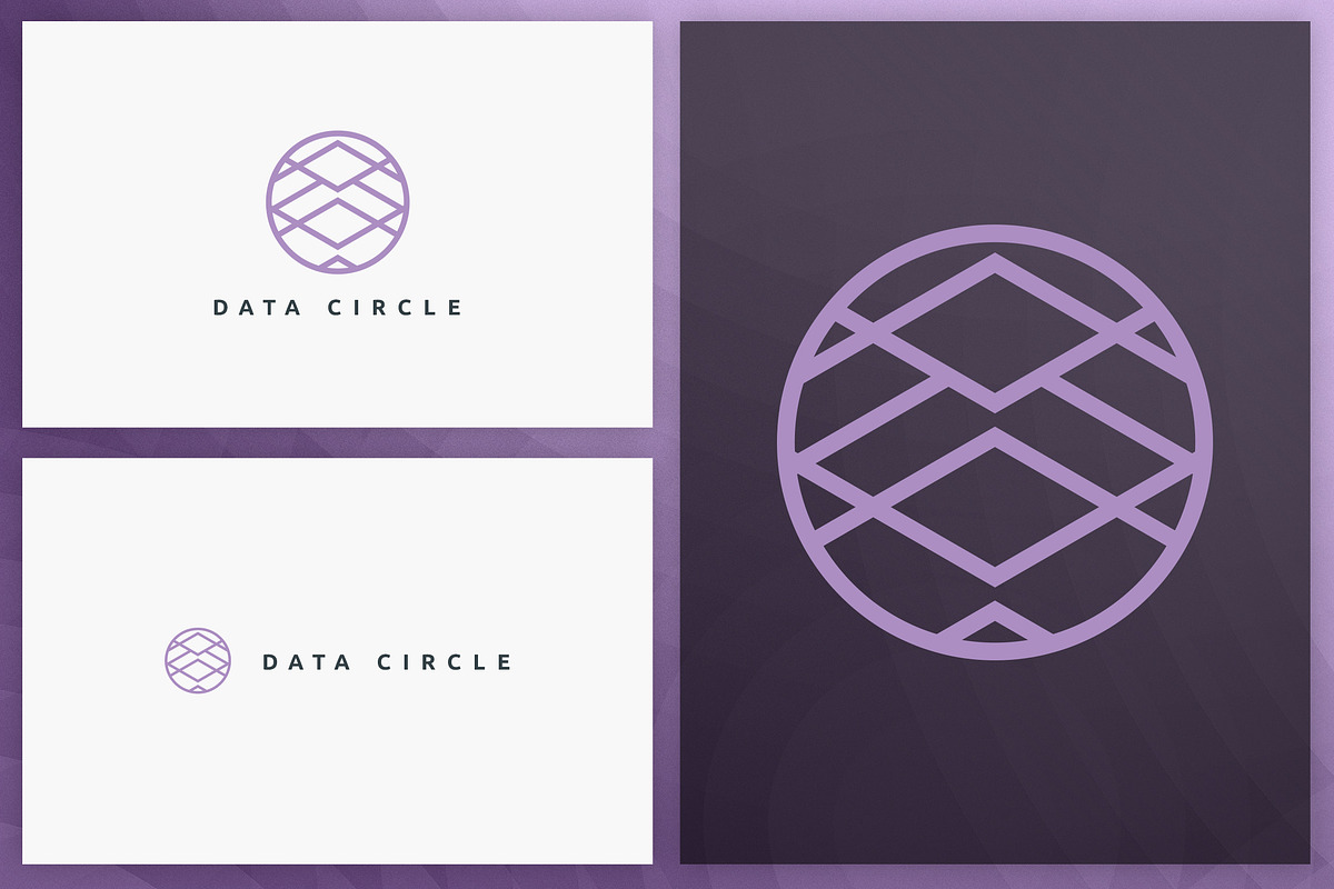 20 Circle geometric logos - outline, a Branding & Logo Template by VP Fonts (Photo 16 of 21)