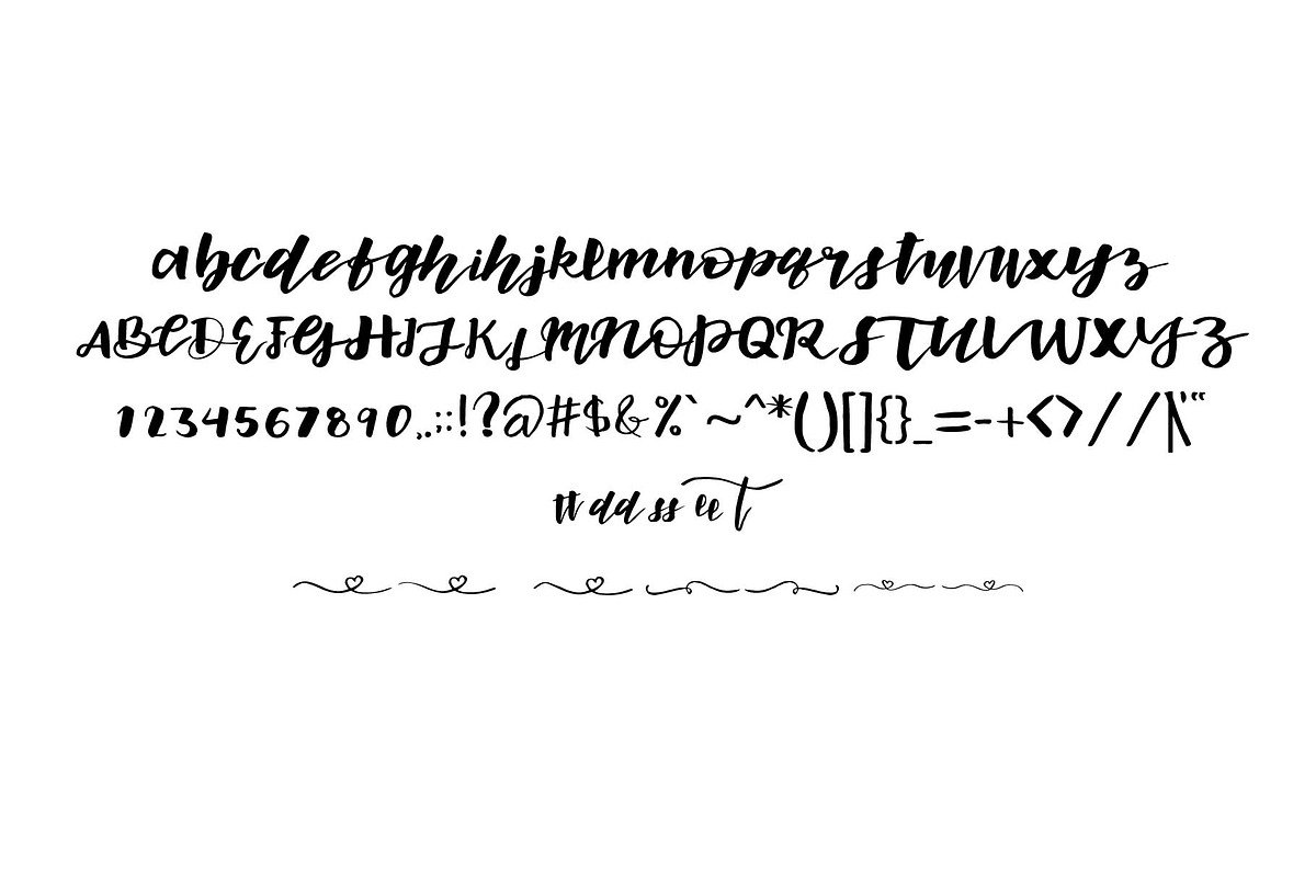 endorse font preview 4