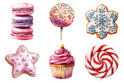 Watercolor Sweets Clipart, an Illustration by Daily.Designs (Thumbnail 4 of 5)