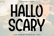 Hallo Scary, a Sans Serif Font by FreshTypeINK (Thumbnail 1 of 8)
