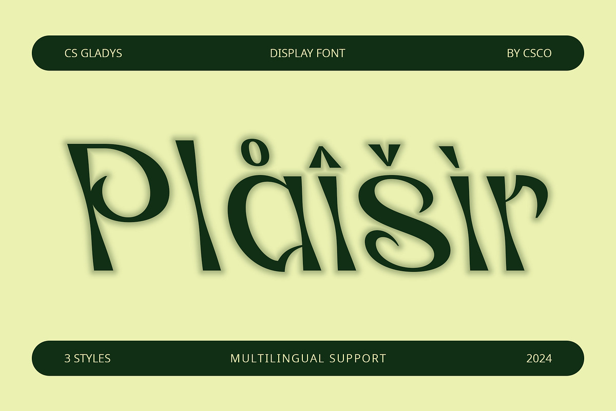 CS Gladys – Reverse Contrast Font, a Sans Serif Font by Craft Supply Co. (Photo 4 of 8)
