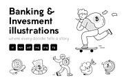 Banking and Investment Icon Set, an Outline Icon by Vectors Market (Thumbnail 1 of 10)