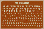 Wegas Rough, a Sans Serif Font by Craft Supply Co. (Thumbnail 8 of 8)