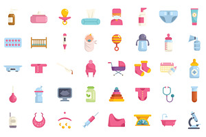 Baby care products and accessories, an Object Illustration by Ylivdesign
