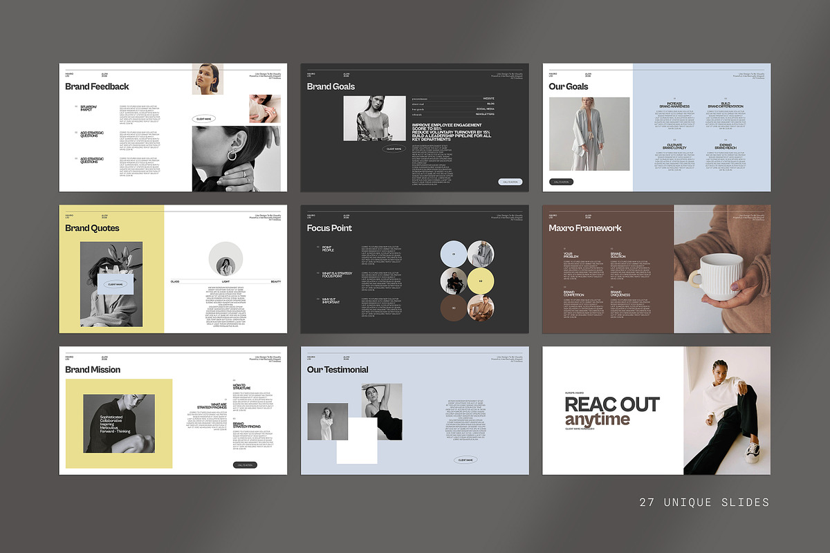 Maxro | Brand Strategy Template, a Presentation Template by Creatiya Type (Photo 8 of 10)