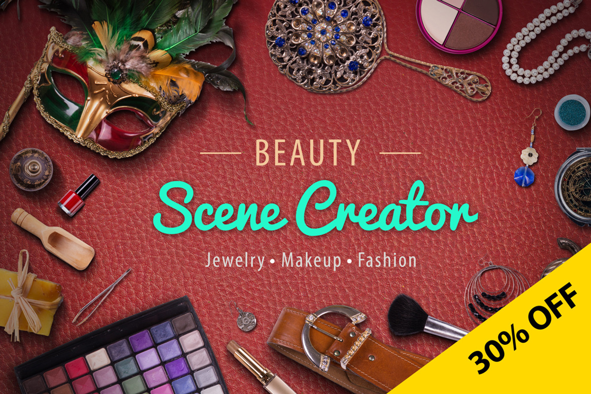 Beauty Scene Creator, a Books & Magazine Mockup by All Design Store (Photo 1 of 4)