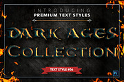Dark Ages #1 - Text Styles, a Layer Style Add-On by Jonas Stensgaard (Thumbnail 7 of 18)