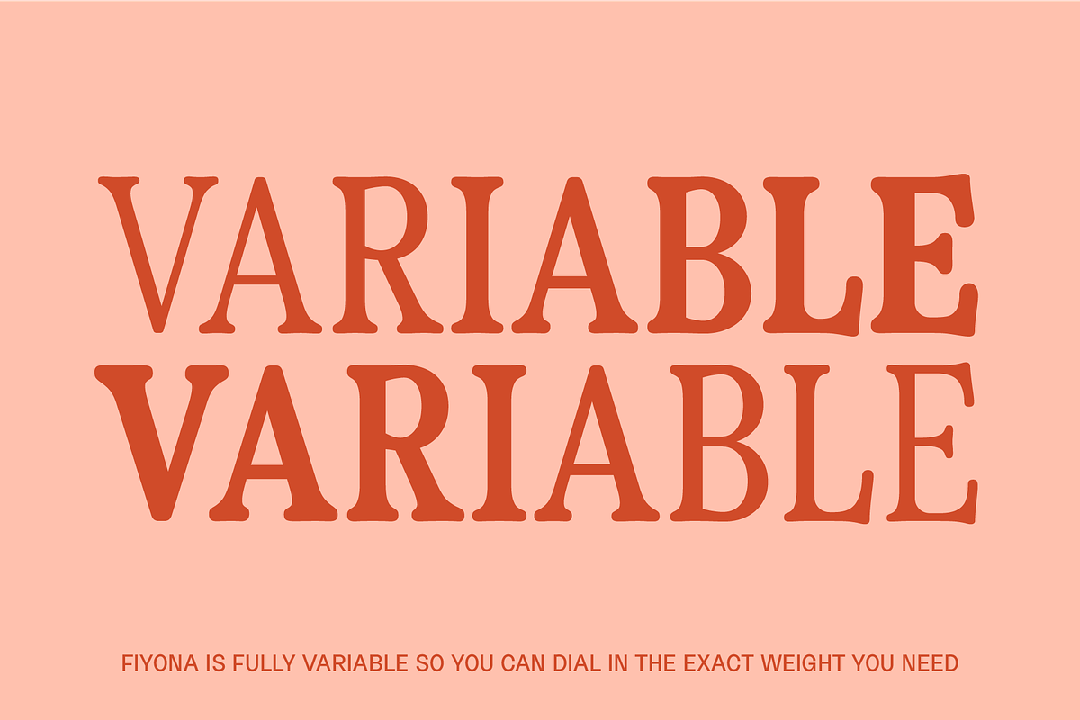 Fiyona Retro Variable Font, a Serif Font by That That Creative (Photo 20 of 24)