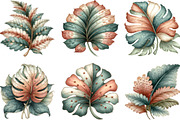Whimsical Summer Tropical Leaf, an Illustration by Designking (Thumbnail 5 of 5)