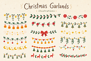 Christmas Decorations Illustrations, a Seasonal Illustration by Anna Studio (Thumbnail 11 of 11)