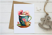 Whimsical Cups Clipart, an Illustration by Design Market (Thumbnail 5 of 5)