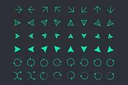 Arrow Icons Set, an Icon by Ema Dimitrova (Thumbnail 2 of 4)