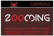 zooming track font, a Font by weknow (Thumbnail 1 of 5)
