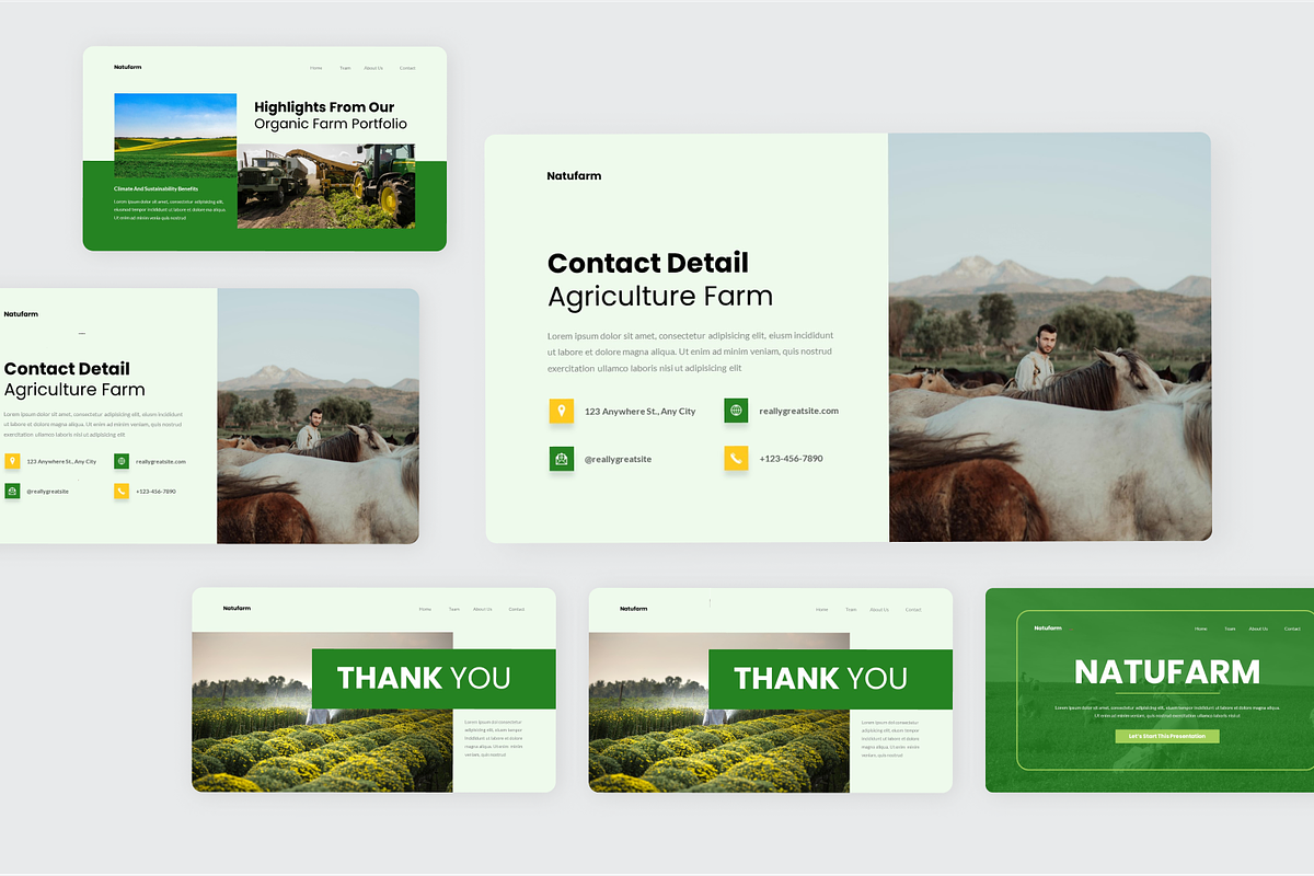 Organic Agriculture Farm Keynote, a Presentation Template by SquidPixey (Photo 4 of 6)