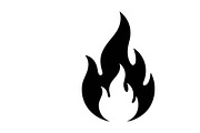 Bold black fire flame icon vector, an Illustration by Amazin_art (Thumbnail 13 of 29)