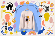 Naive Art Clipart + Posters, an Object Graphic by angelainthefields (Thumbnail 6 of 17)