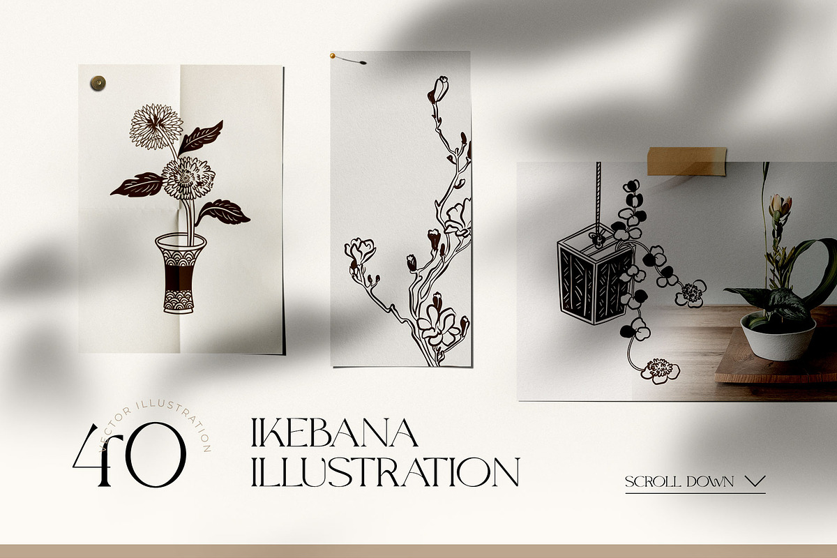 Japanese Flowers | Illustration Kit, an Object Illustration by Leleka.Store (Photo 9 of 10)