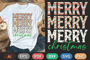 Merry Merry Christmas T-Shirt Design, a Graphic by Vector Portal (Thumbnail 5 of 6)