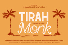 Tirah Monk – Script & Sans Font Duo