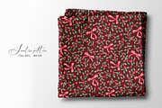 Christmas Mistletoe Seamless Pattern, a Pattern Graphic by SirenaArt (Thumbnail 12 of 16)