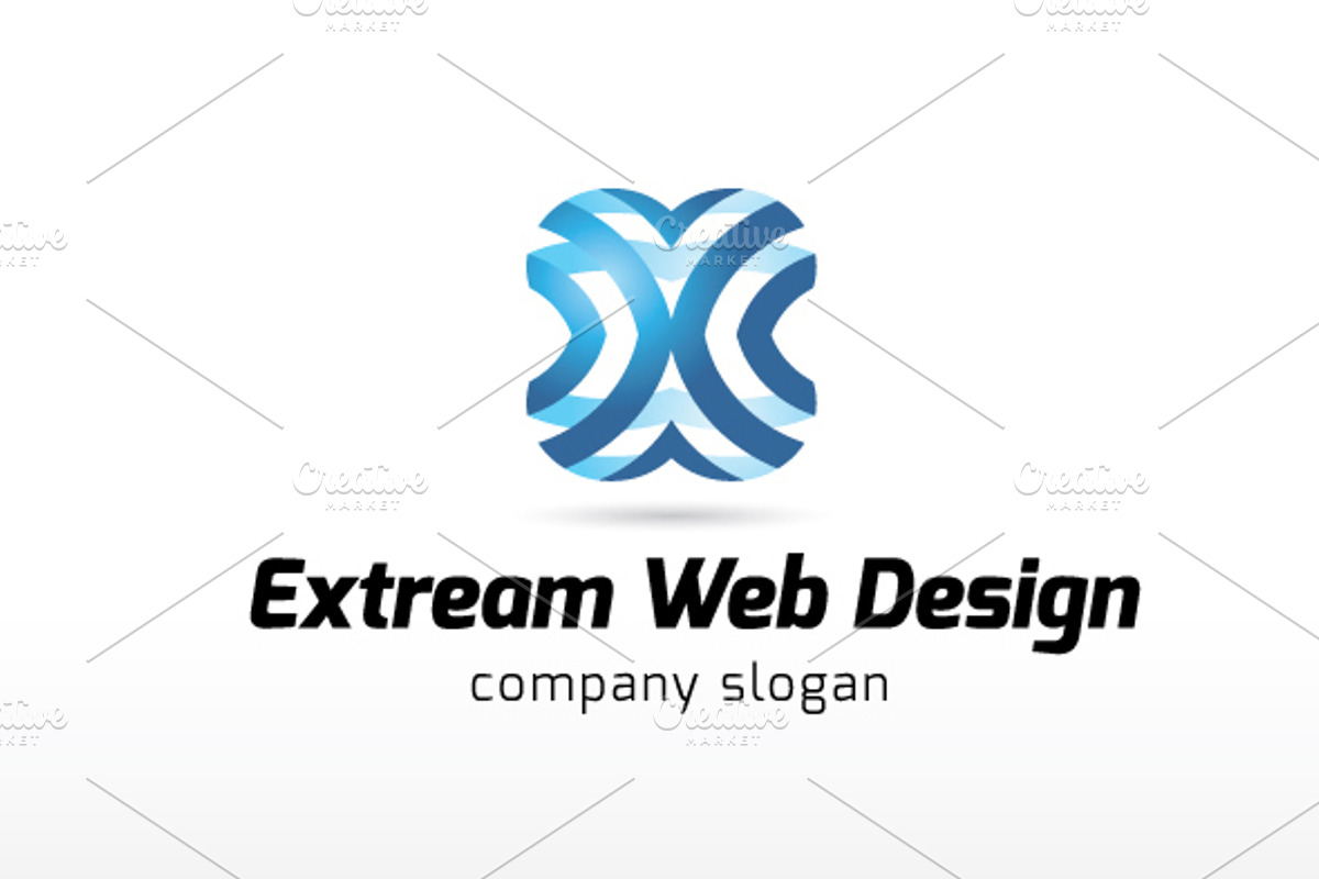 Extream Web Design, a Branding & Logo Template by Vectorwins Premium Shop