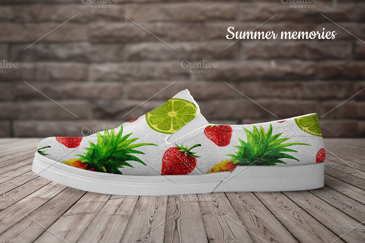 Fruits and berries seamless patterns, a Pattern Graphic by Color_Brush (Photo 2 of 7)