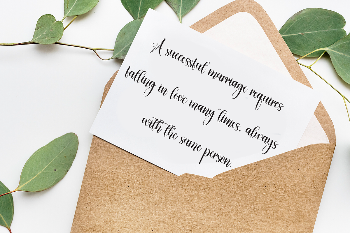 Dolly | Script Font, a Handwritten Font by Scratchones (Photo 4 of 9)
