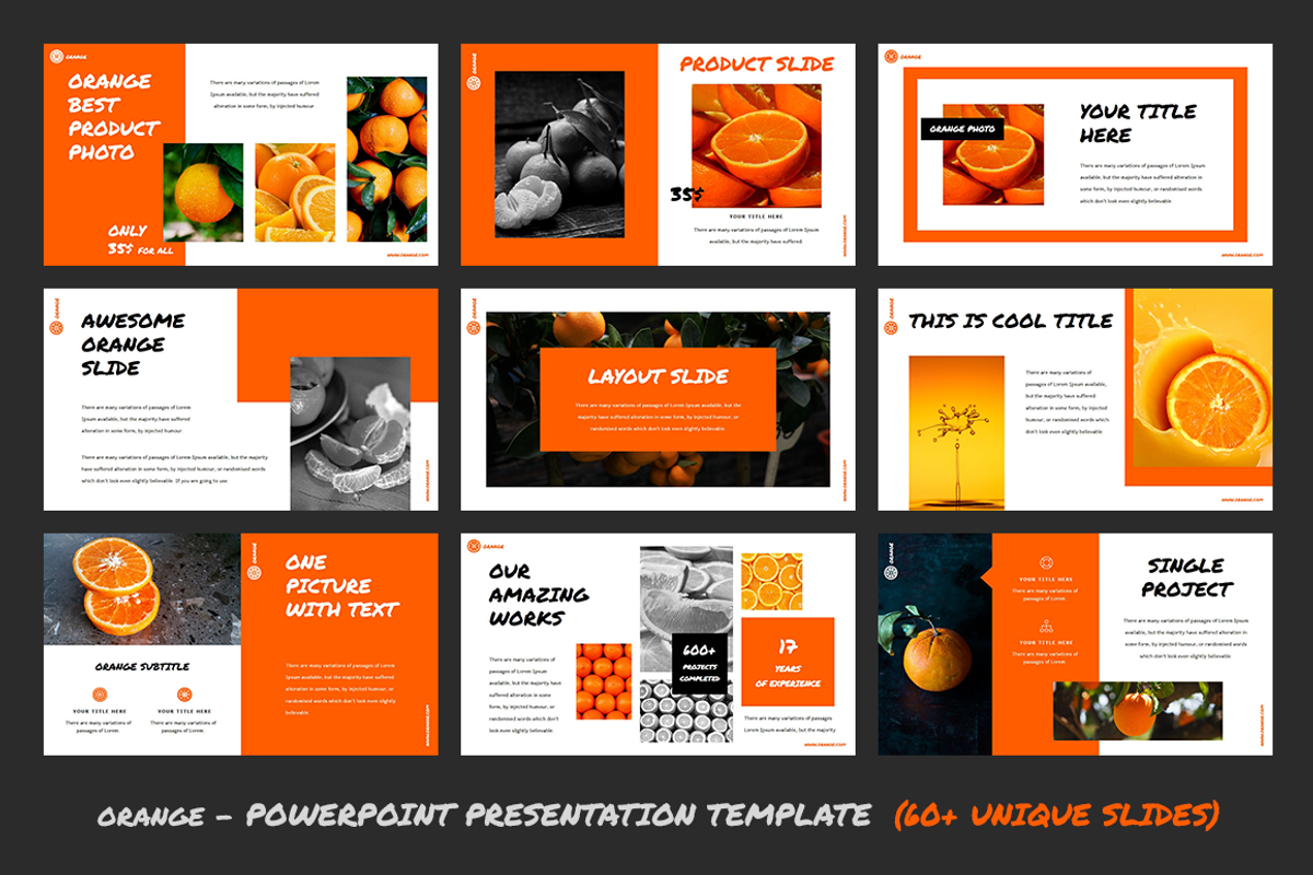 Orange - Powerpoint Template, a Presentation Template by Helga_Design (Photo 4 of 10)