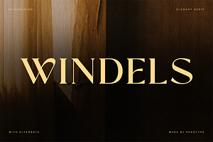 Windels - Elegant Serif Logo Font