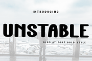 Unstable, a Script Font by FreshTypeINK (Thumbnail 1 of 8)