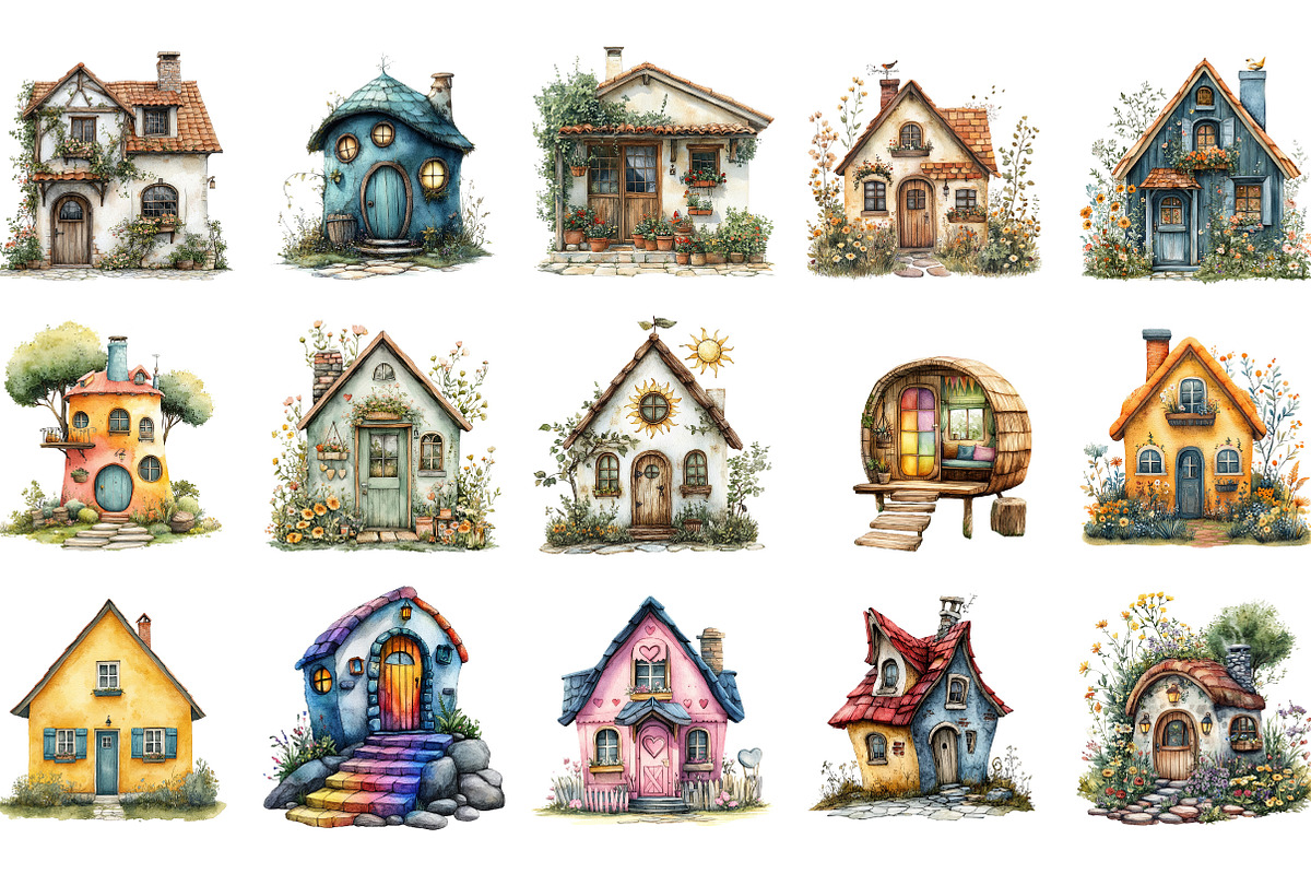 BOHO Home Clipart Png Bundle, an Illustration by Designking (Photo 3 of 5)