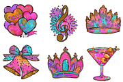 New Year Clipart, an Illustration by CreationArt (Thumbnail 2 of 5)